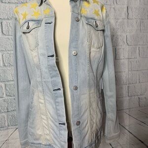 LuLaRoe stretchy denim jean Jacket XL  NWT